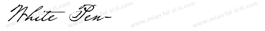 White Pen字体转换